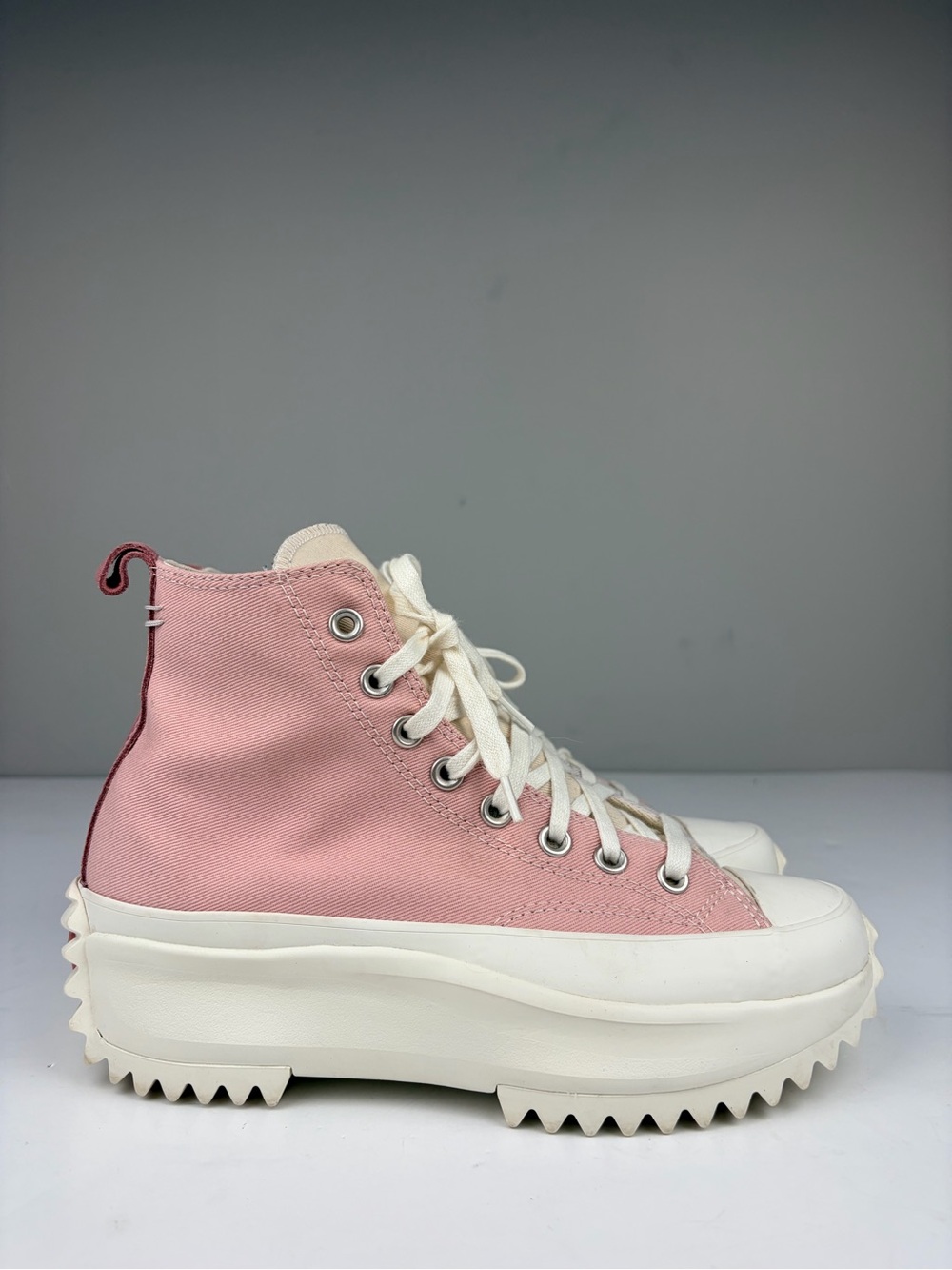 Converse Run Star Hike Platform High Top Sneakers Pink Lilac Canvas Wmns 9